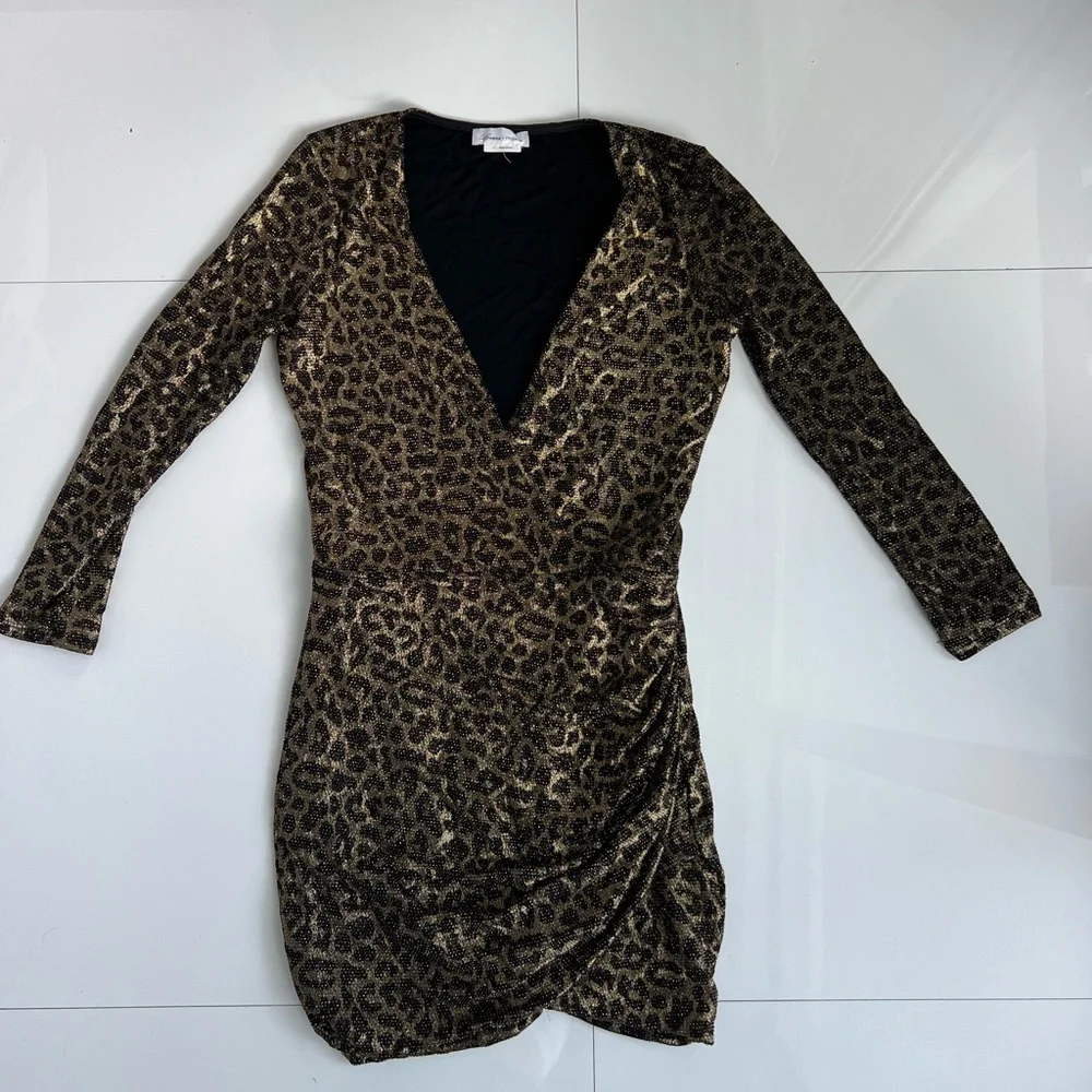 Lovers and Friends Burmese dress leopard print mini bodycon - Picture 3 of 6